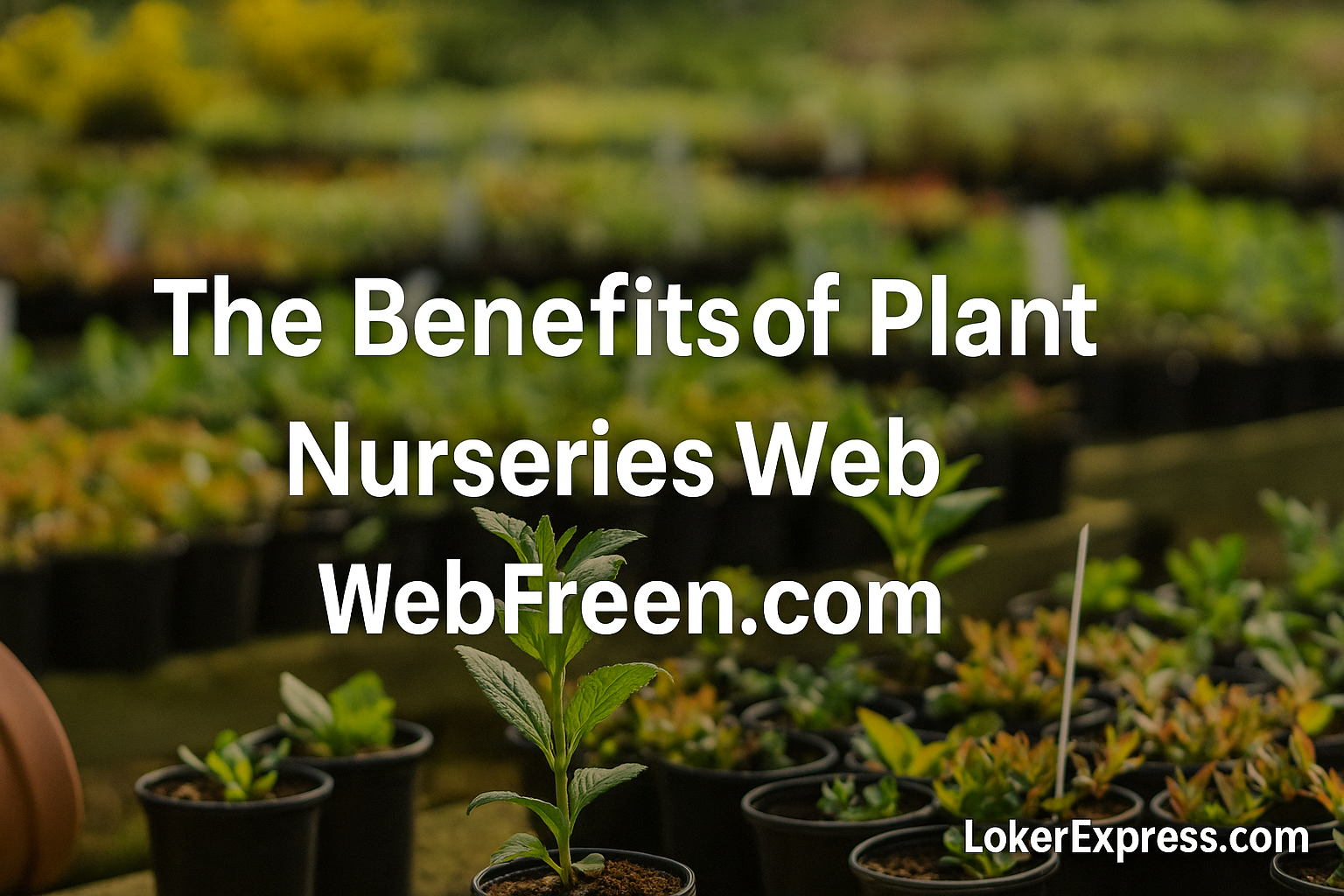 The Benefits of Plant Nurseries WebFreen.com