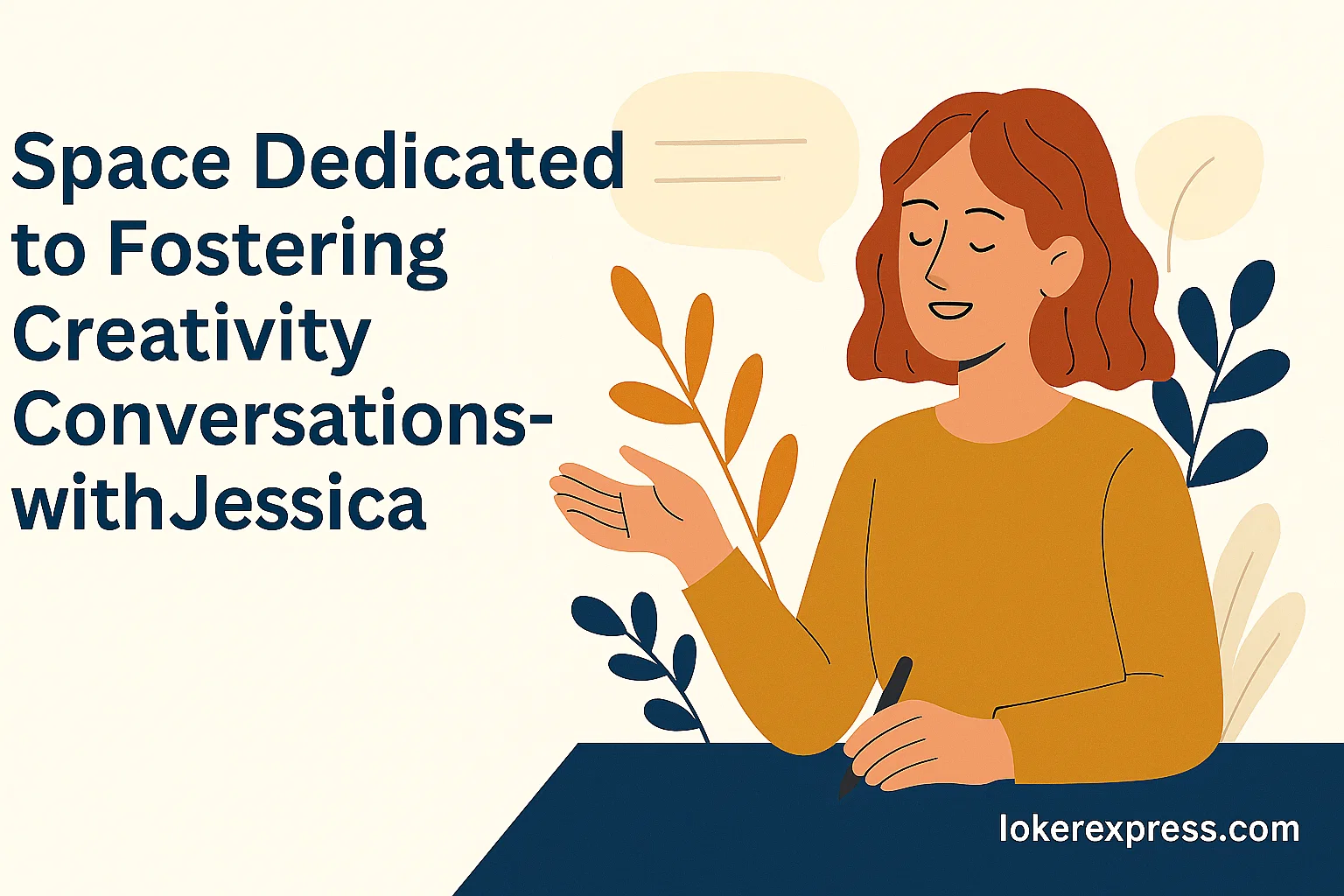 Space Dedicated to Fostering Creativity ConversationswithJessica