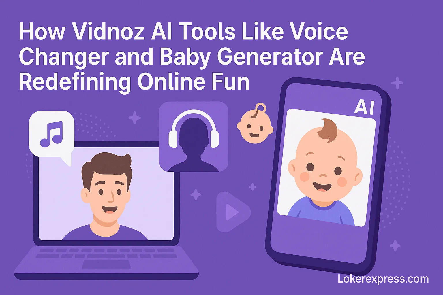 How Vidnoz AI Tools Like Voice Changer and Baby Generator Are Redefining Online Fun