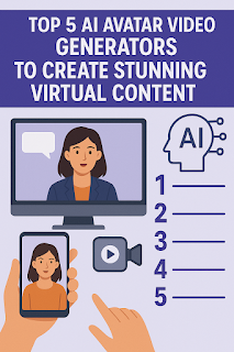 Top 5 AI Avatar Video Generators to Create Stunning Virtual Content