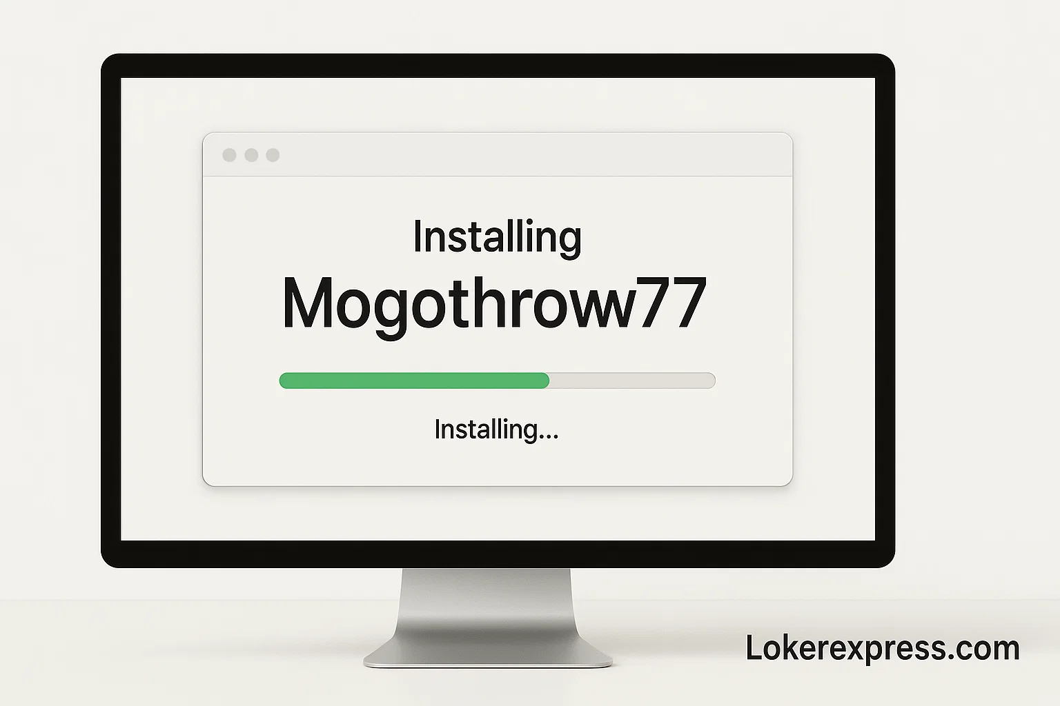 How to Install Mogothrow77 Software